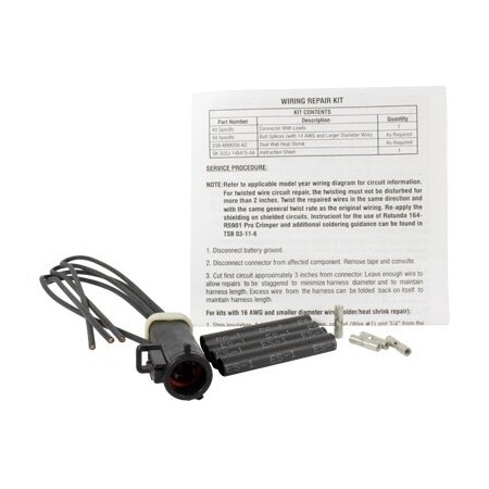 Motorcraft Wire Assembly, WPT1008 WPT1008